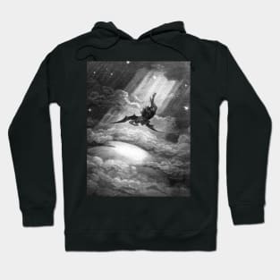 The Fall of Satan - Gustave Dore High Res Hoodie